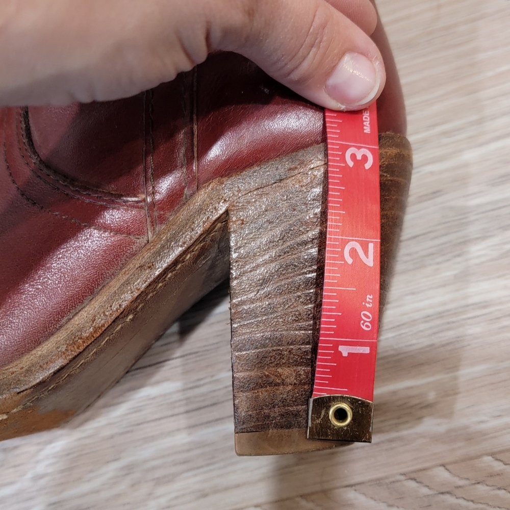 Vintage 80's Frye Boots 6.5 B. More Of A Size 6 Would Be Best. - Picture 13 of 16